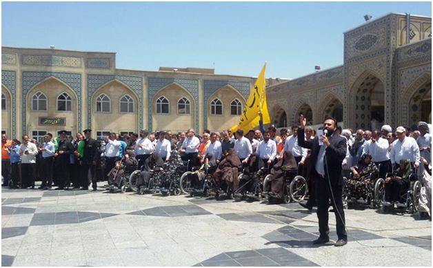 تشرف 400 زائر سالمند به حرم  رضوی