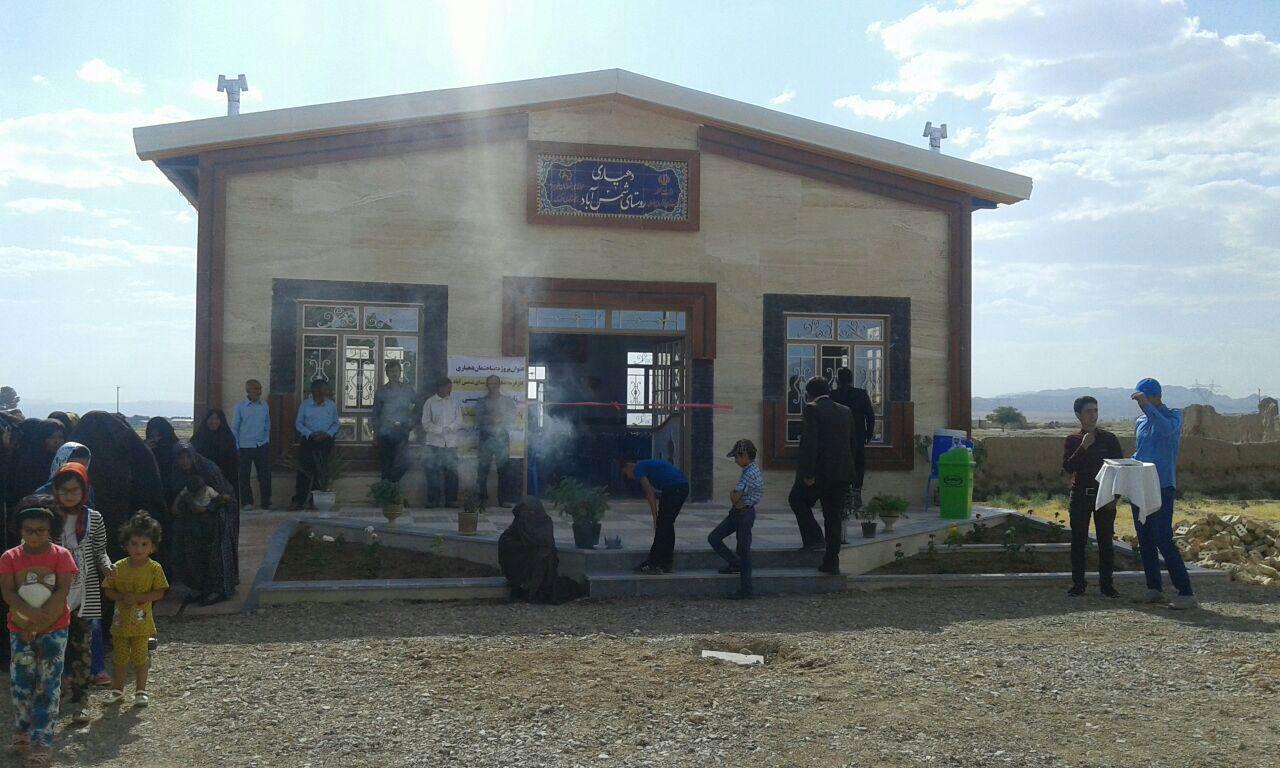 بهره برداری از ساختمان دهیاری روستایی در شهرستان فیروزه