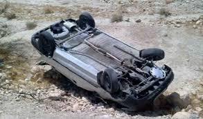 واژگونی یک دستگاه پژو 405 در جاده قوچان - فاروج با 2 مجروح