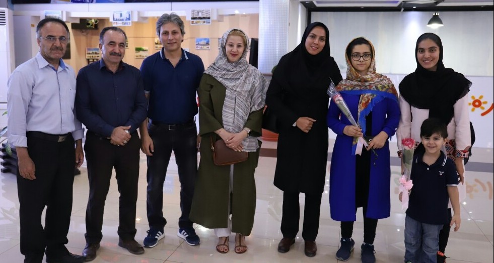 کسب نشان طلا مسابقات قهرمانی کشور اسکواش دختران