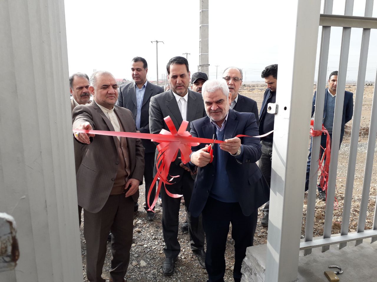 افتتاح و آغاز ساخت چند طرح زیرساختی با حضور معاون وزیر صنعت در تربت حیدریه و زاوه