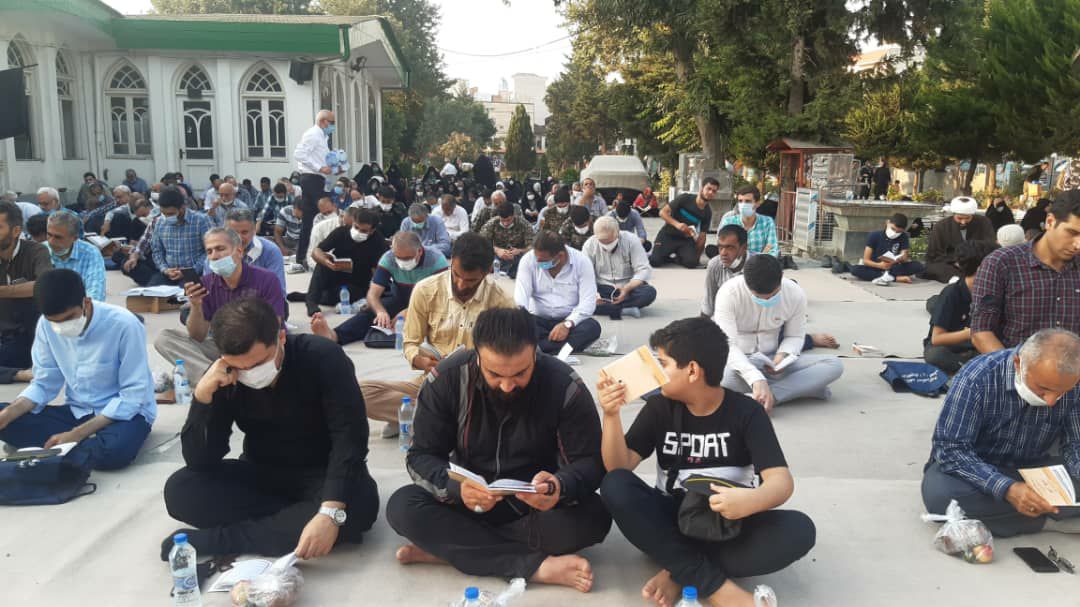 قرائت دعای پرفیض عرفه در مازندران