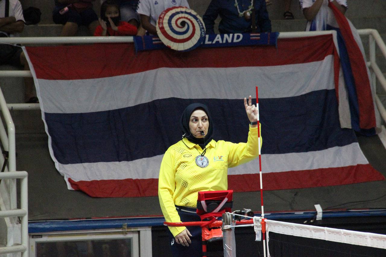 والیبال نوجوانان دختر آسیا؛ قضاوت فرحناز قوی&zwnj;دل در پنج دیدار