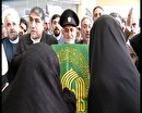 ورود خادمان رضوی با پرچم متبرک حرم رضوی به کرمانشاه