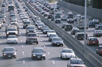 ترافیک نیمه سنگین در آزادراه تهران - شمال