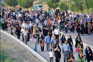 برگزاری همایش پیاده روی خانوادگی در ایلام