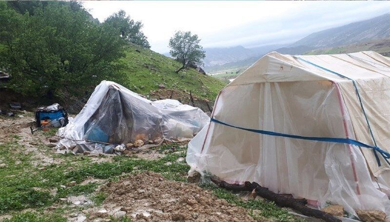 امدادرسان به ۲۰ خانواده عشایر سیل‌زده خراسان شمالی