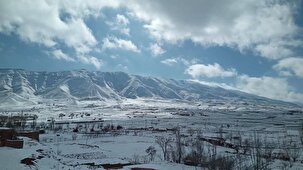 طبیعت زمستانی روستاهای بخش رخ تربت حیدریه