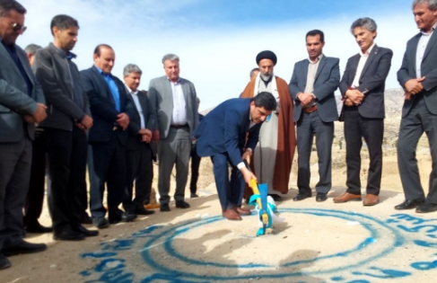 آغاز آبرسانی به روستای چهارراه آل طیب لنده