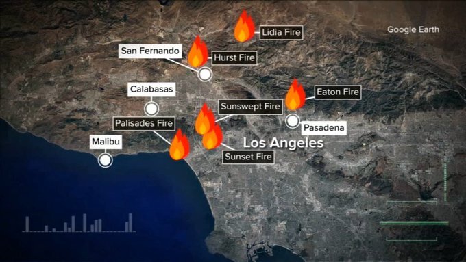 گریه بازیگر هالیوود در پی نابودی منزلش در آتش سوزی