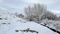 برف و باران در راه زنجان