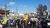 راهپیمایی جشن پیروزی حق بر باطل در گیلان