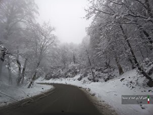 مازندران در لباس سپید زمستان