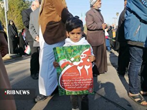 کودکان و نوجوانان اهوازی پیشگام در راهپیمایی ۲۲ بهمن ۱۴۰۳