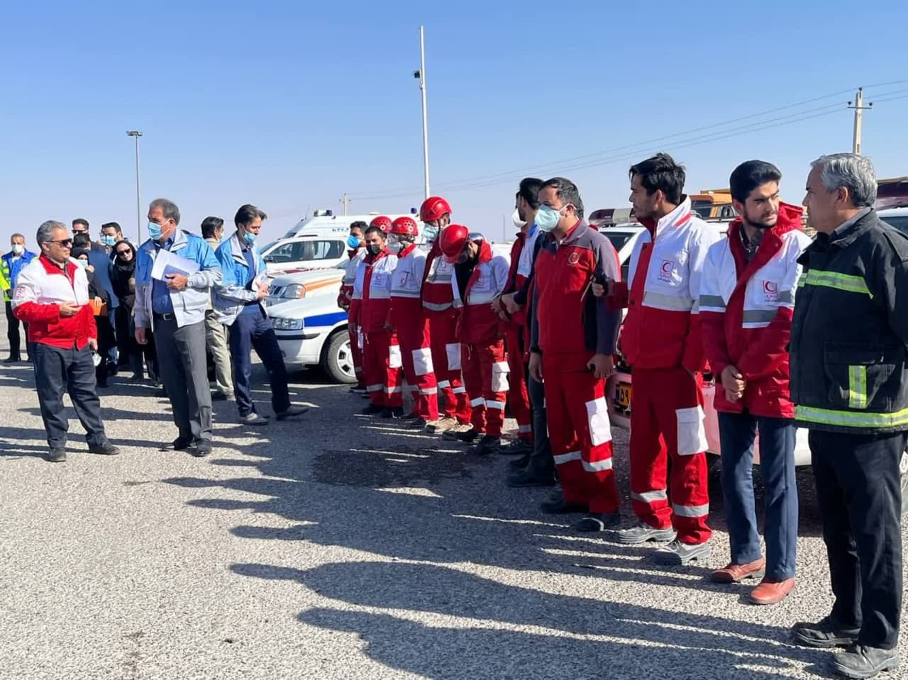 برگزاری مانور مقابله با ریزگردها در شهرستان راور