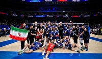 نمایش خیره کننده مردان والیبال ایران در مانیل