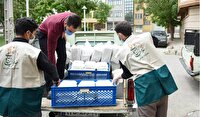 توزیع ۱۰ هزار وعده غذایی میان زلزله زدگان کاشمر