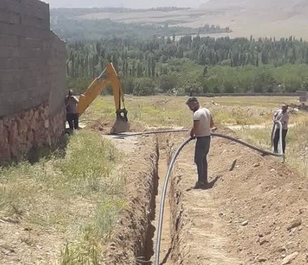 تامین آب شرب متقاضیان جدید در روستای قاشقابلاغ شهرستان خوی