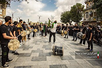 پیاده روی جاماندگان اربعین در همدان