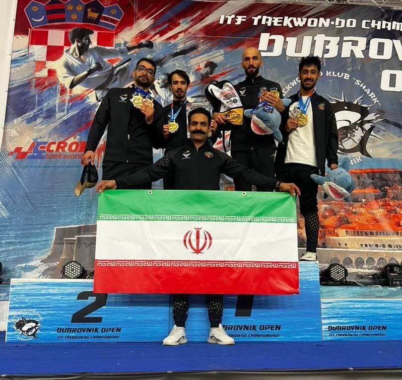 قهرمانی تیم تکواندو ITF ایران در مسابقات جهانی کرواسی