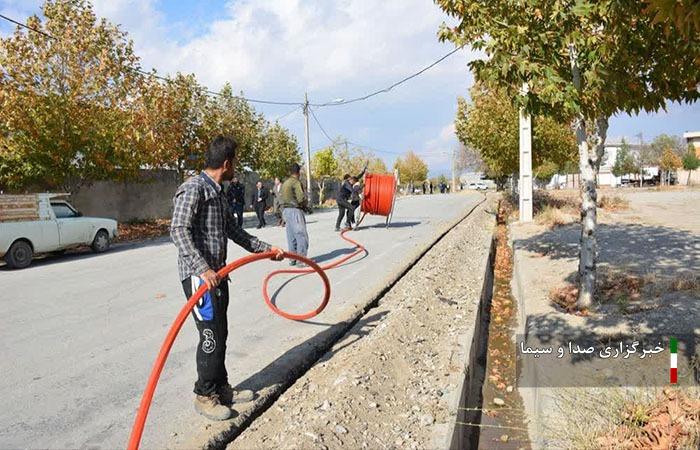 آغاز عملیات اجرایی طرح فیبرنوری در شهر چالان چولان