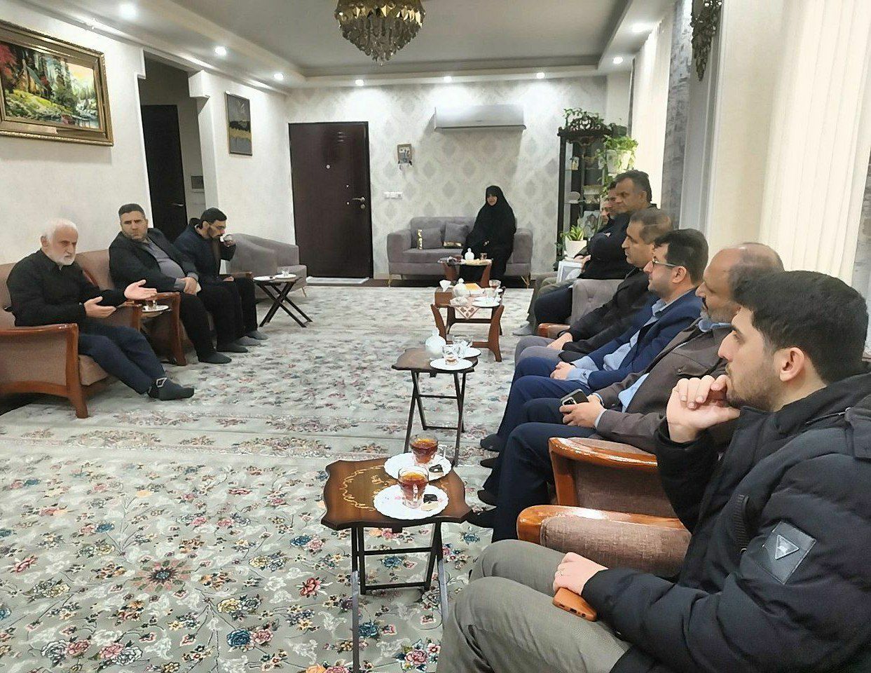 دیدار با خانواده شهید هادی صادق دیدار با خانواده شهید هادی صادق