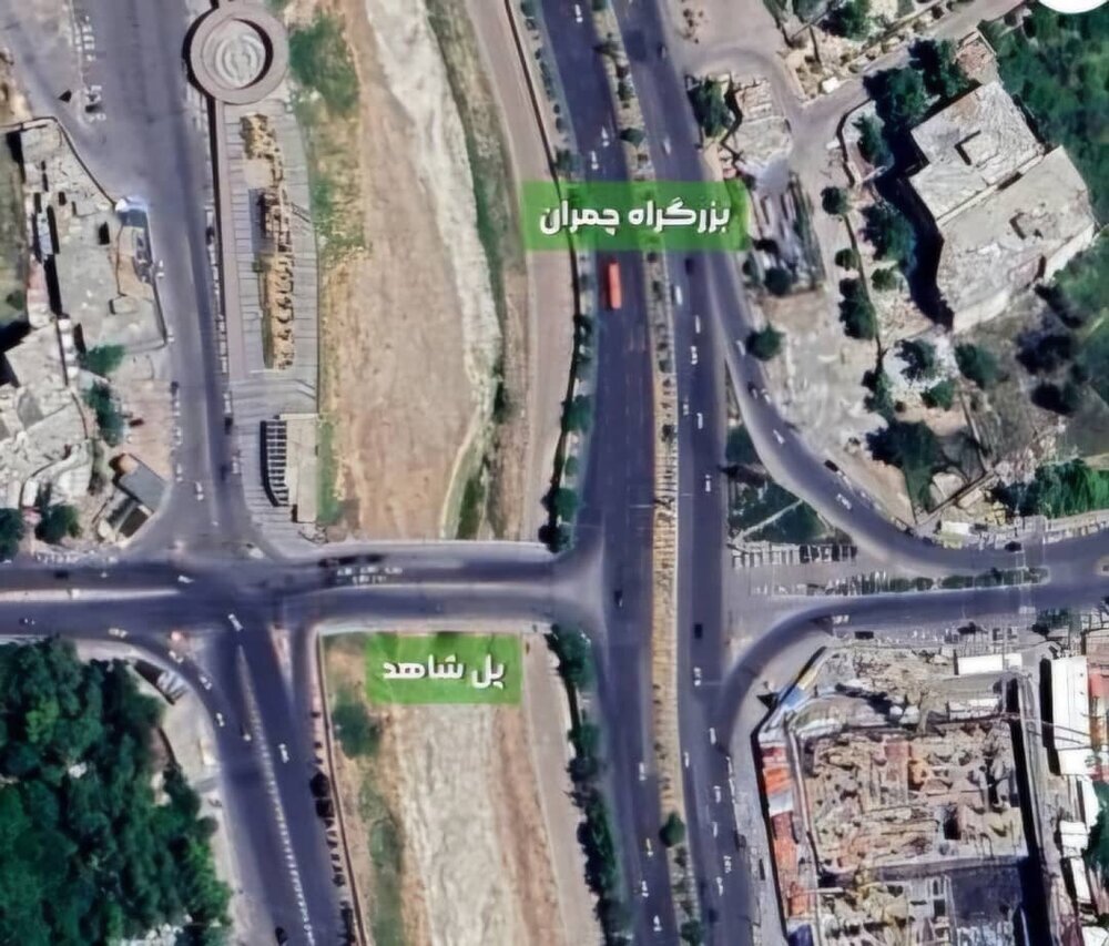 بهره‌برداری از پل شاهد در شیراز