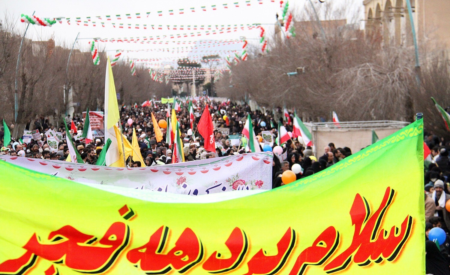 آغاز راهپیمایی ۲۲ بهمن در یزد