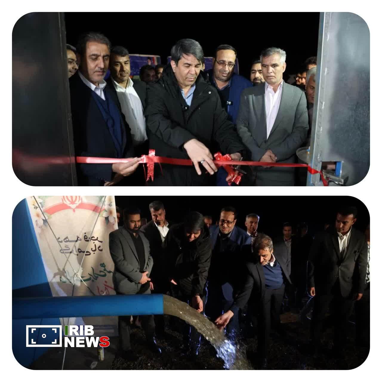 افتتاح و کلنگ‌زنی چندین طرح آبرسانی در شهربابک