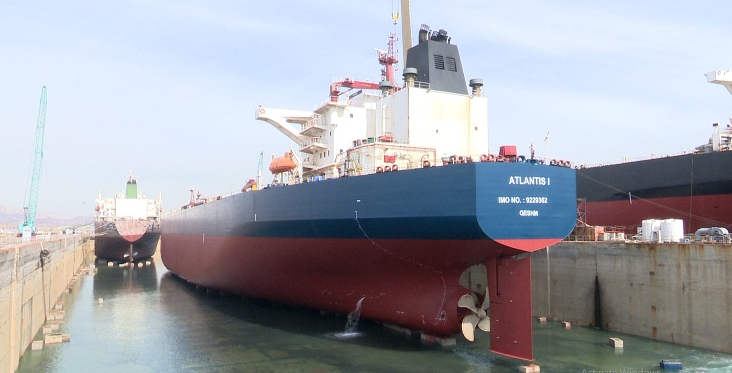 شکسته شدن رکورد تعمیر کشتی صدهزار تنی در بندرعباس شکسته شدن رکورد تعمیر کشتی صدهزار تنی در بندرعباس