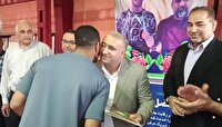 تجلیل از ملی پوش گلستانی در مسیر مسابقات آسیایی و جهانی