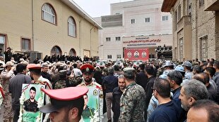 آغاز تشییع شهدای انتظامی نبرد با رژیم غاصب صهیونیستی در گرگان