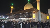 عزاداری شب تاسوعای حسینی در حرم حضرت شاهچراغ (ع)