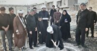 کلنگ زنی ساختمان  بیت الزهرای یاسوج