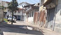 بالا زدگی فاضلاب در محله خوش انس رشت، تهدیدی بر سلامت اهالی