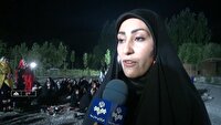 گردهمایی دختران مکتب حاج قاسم در شهر کاج