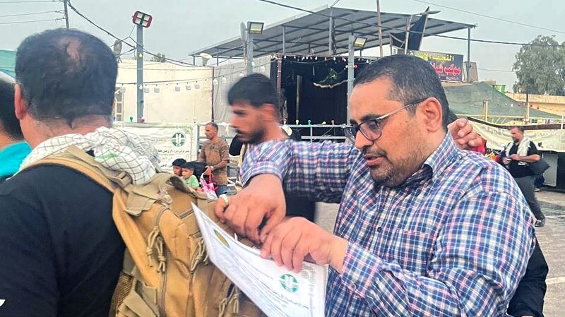 اولین موکب محیط‌زیستی رسمی کشور در مسیر پیاده‌روی اربعین