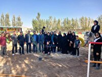 همایش سوارکاری بانوان و پویش درختکاری در  میاندوآب