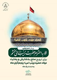 برگزاری پویش سراسری «به احترام حضرت زینب (س) میبخشم»