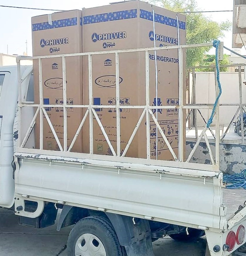 اهدای یخچال فریزر به مددجویان کمیته امداد قشم اهدای یخچال فریزر به مددجویان کمیته امداد قشم
