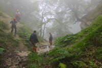 نجات ۱۸ دوچرخه‌سوار گمشده در جنگل‌های جواهرده رامسر