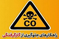 توصیه‌هایی در خصوص پیشگیری از گازگرفتگی و نحوه صحیح استفاده از وسایل گازسوز