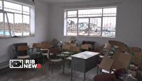 خسارت به زیرساخت‌های آموزشی در شهرستان بانه