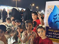 برپایی ایستگاه نقاشی با محوریت صرفه‌جویی در مصرف آب
