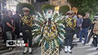 وداع با شهید امنیت استوار یکم عرفان راوندی در خرمشهر