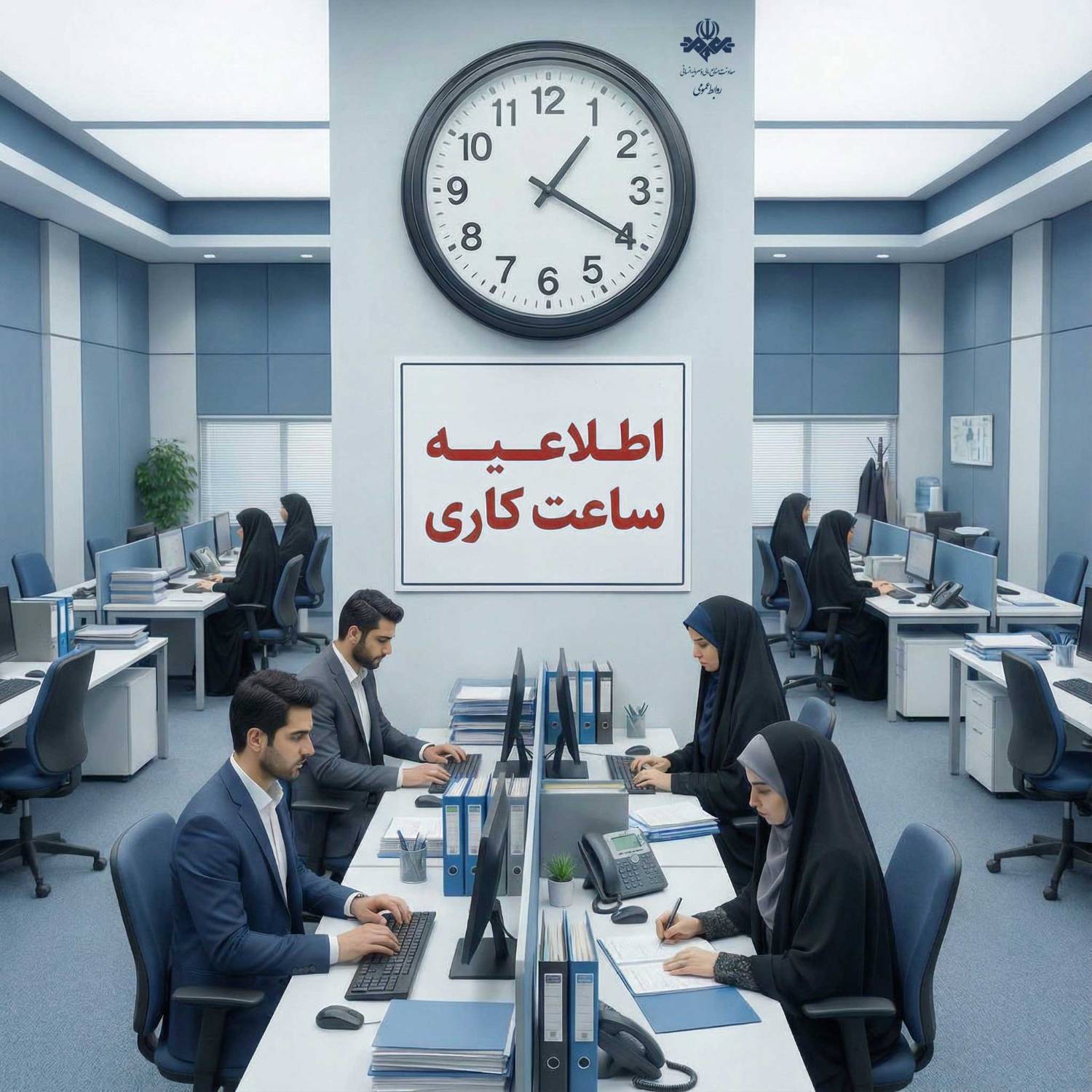 تغییر ساعت کاری ادارات استان کرمانشاه از ابتدای خرداد ماه تغییر ساعت کاری ادارات استان کرمانشاه از ابتدای خرداد ماه