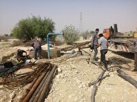 حفر و بهسازی ۲۲ حلقه چاه آب در استان بوشهر