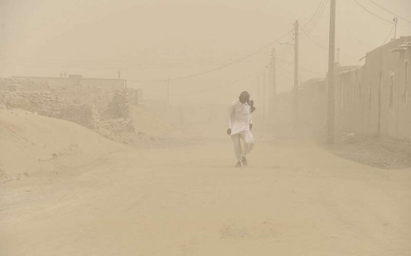 طوفانی با سرعت ۱۰۸ کیلومتر بر ساعت زابل را درنوردید