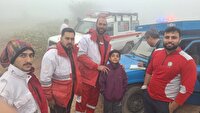نجات کودک گمشده در جنگل ابر شاهرود