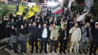 حضور شبانه مردم کردستان در خیابان‌ها با پیام حمایت از نیرو‌های مسلح